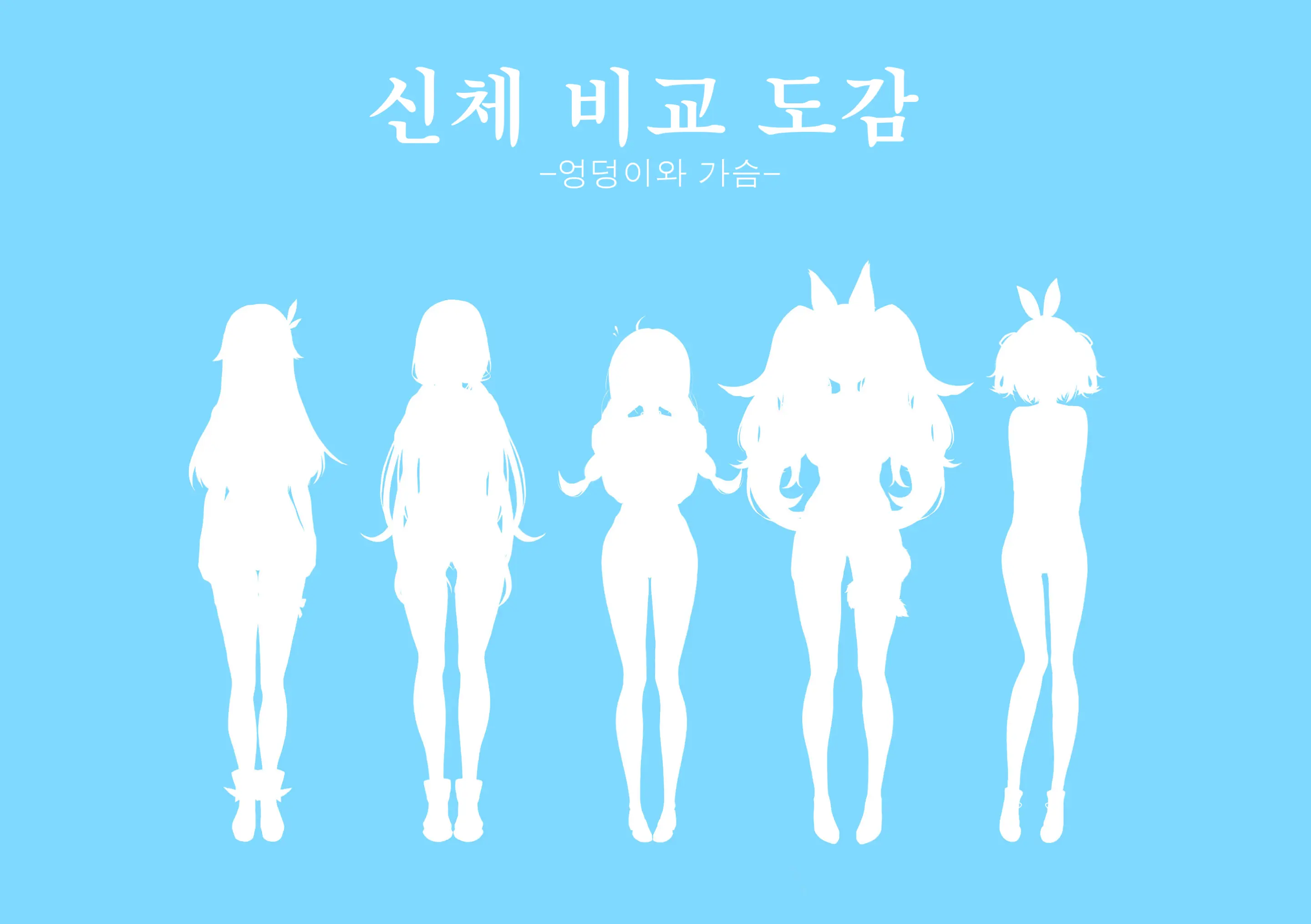 Hololive Karada No Kuraberu Zukan -Chichi Kurabe Shiri Narabe- | 홀로라이브 신체 비교 도감 -엉덩이와 가슴-